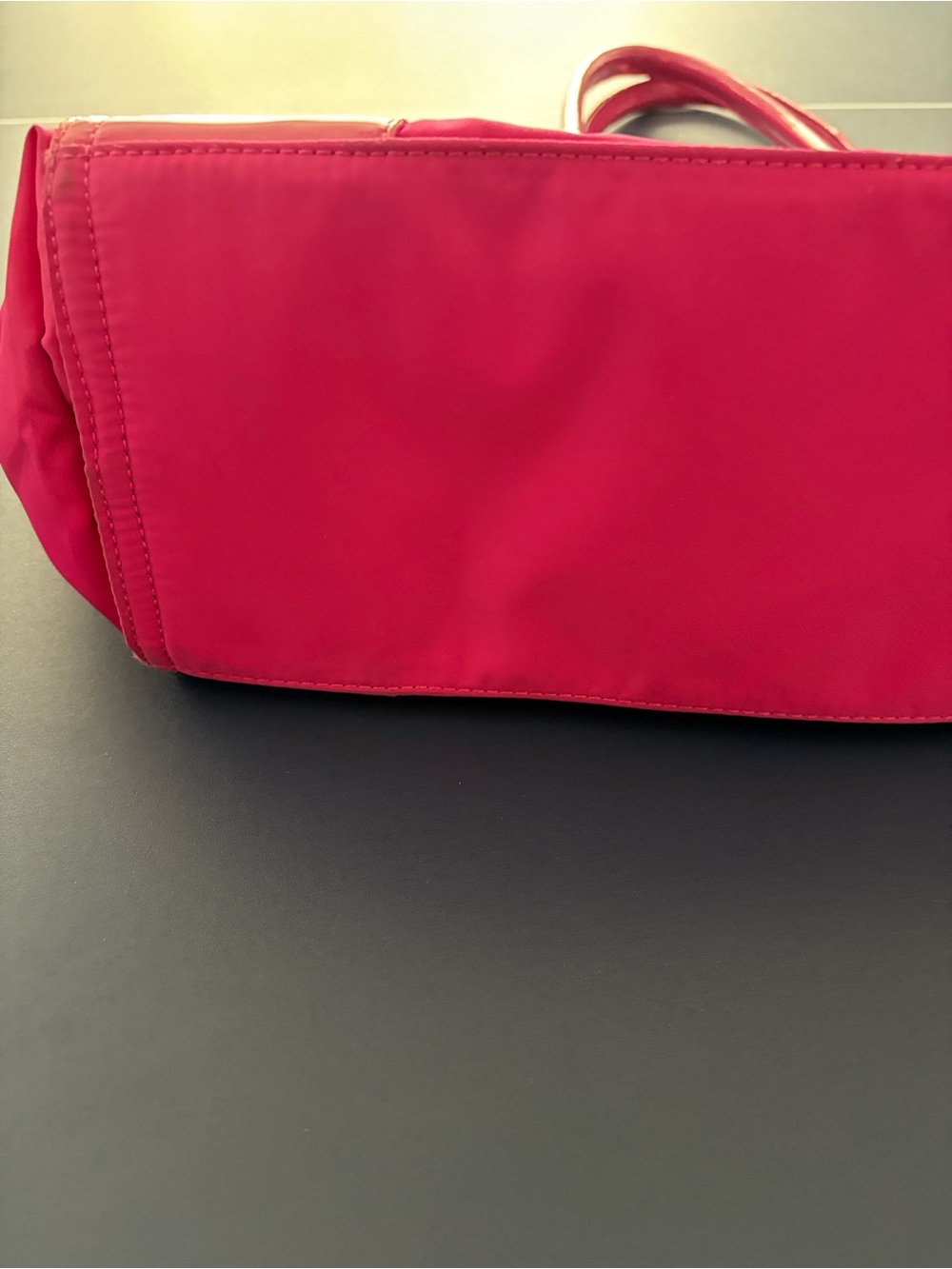 Tory Burch Hot Pink Logo Nylon Ella Large Tote - Picture 6 of 11